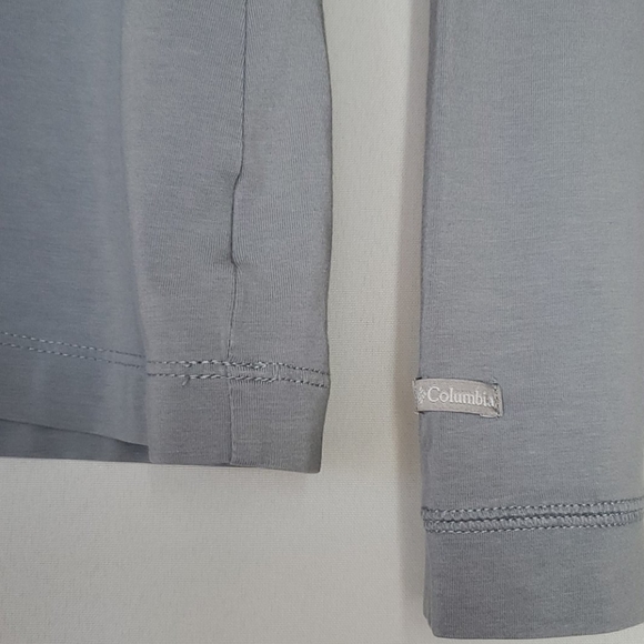 Columbia Omni Wick Gray Long Sleeve T-shirt - Picture 3 of 8